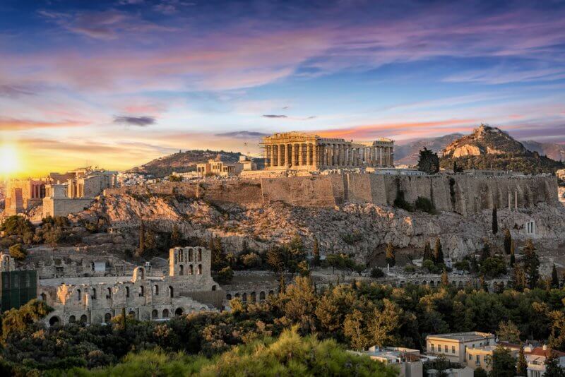 athene griekenland zeilen 